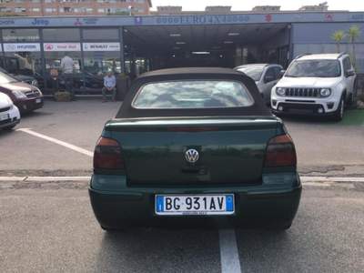 Volkswagen Golf GOLF4 CABRIO AUTOMATICA 1.6BENZ. 102cv PERFETTA Verde usata Roma