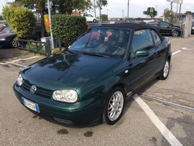 Volkswagen Golf GOLF4 CABRIO AUTOMATICA 1.6BENZ. 102cv PERFETTA Verde usata Roma