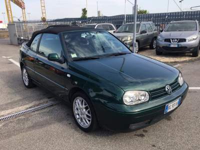 Volkswagen Golf GOLF4 CABRIO AUTOMATICA 1.6BENZ. 102cv PERFETTA Verde usata Roma