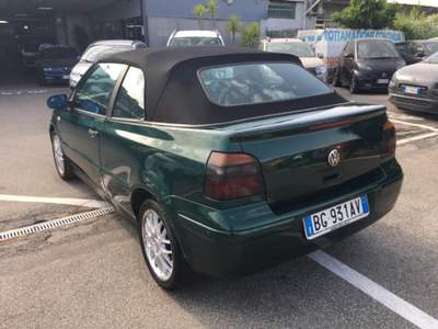 Volkswagen Golf GOLF4 CABRIO AUTOMATICA 1.6BENZ. 102cv PERFETTA Verde usata Roma