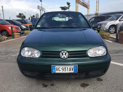 Volkswagen Golf GOLF4 CABRIO AUTOMATICA 1.6BENZ. 102cv PERFETTA Verde usata Roma