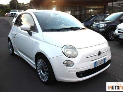 Fiat 500  1.2 Sport 69cv Bianco usata Aci Catena