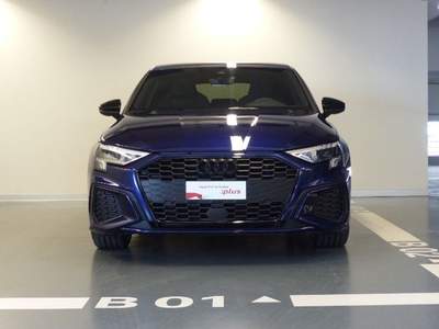 Audi A3 SPB 35 TDI S tronic Identity Black Blu/Azzurro usata Modena