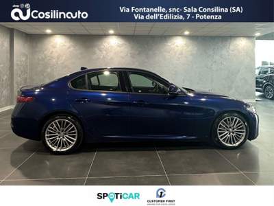 Alfa Romeo Giulia 2.2 Turbodiesel 180 CV AT8 Super Blu/Azzurro usata Sala Consilina