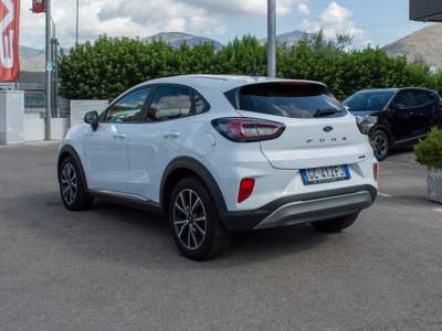 Ford Puma 1.0 EcoBoost MH 125 CV S&S Titanium Bianco usata Fondi