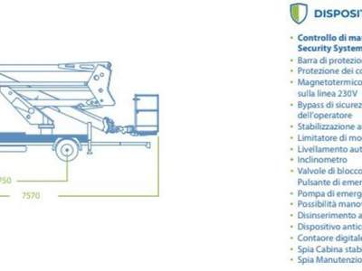 Iveco Daily PIATTAFORMA AEREA SOCAGE 24 M. INDUSTRIA 4.0 Bianco usata COMACCHIO