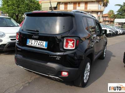 Jeep Renegade  2.0 mjt Limited 4wd 140cv auto Nero usata Aci Catena