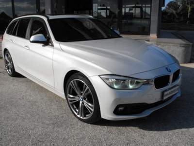 BMW Serie 3 318d d Touring Business Advantage aut. Bianco usata Villasmundo
