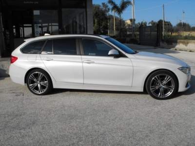 BMW Serie 3 318d d Touring Business Advantage aut. Bianco usata Villasmundo