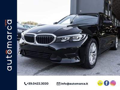 BMW Serie 3 318d 318d Touring Business Advantage aut. Nero usata Silea