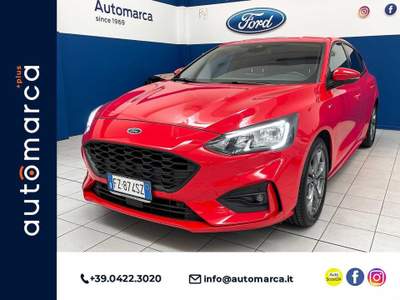Ford Focus 1.0 EcoBoost 125 CV 5p. ST-Line Rosso usata Silea