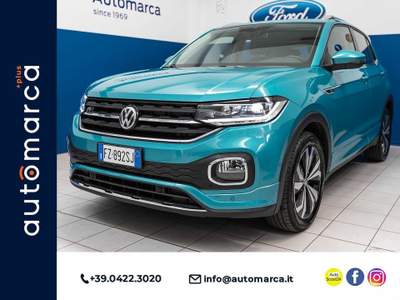 Volkswagen T-Cross 1.0 TSI 115 CV DSG Style R-LINE #COCKPIT#CAMERA#NAV Blu/Azzurro usata Silea
