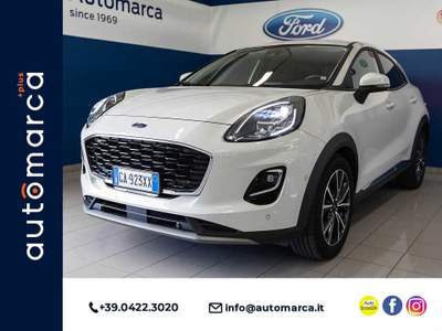 Ford Puma 1.0 EcoBoost Hybrid 125 CV S&S Titanium #CO-PILOT#SEDILI RISCALDATI Bianco usata Silea