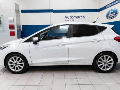 Ford Fiesta 1.1 75 CV GPL 5 porte Titanium Bianco usata Silea
