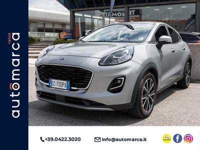 Ford Puma 1.0 EcoBoost Hybrid 125 CV S&S Titanium Grigio usata Silea