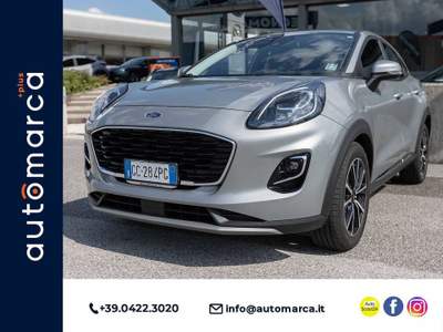 Ford Puma 1.0 EcoBoost Hybrid 125 CV S&S Titanium Grigio usata Silea