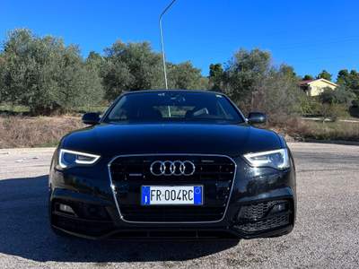 Audi A5 vettura non fumatori, PERFETTA Nero usata Citta' Sant'Angelo