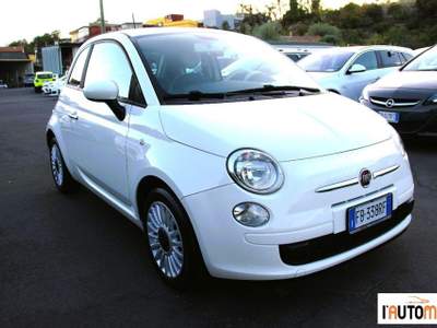 Fiat 500  Bianco usata Aci Catena