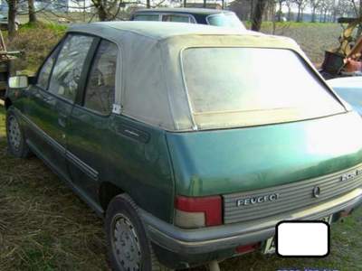Peugeot 205 1.4 Cabriolet Roland Garros Verde usata Gaglianico