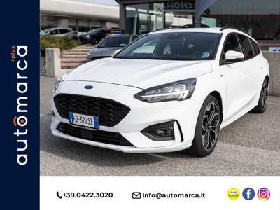 Ford Focus 1.5 EcoBlue 120 CV SW ST-Line Bianco usata Silea
