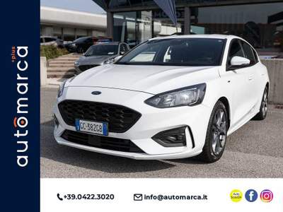 Ford Focus 1.5 EcoBlue 120 CV 5p. ST-Line Bianco usata Silea