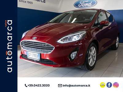 Ford Fiesta 1.0 Ecoboost Hybrid 125 CV 5 porte Titanium Rosso usata Silea