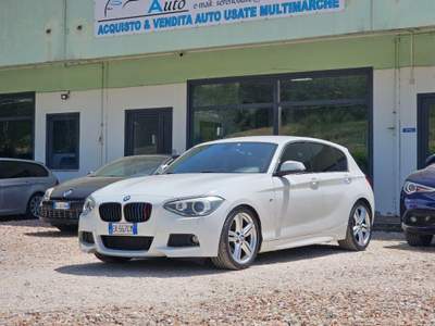 BMW Serie 1 125d 125d 5p. Msport Bianco usata Pesaro