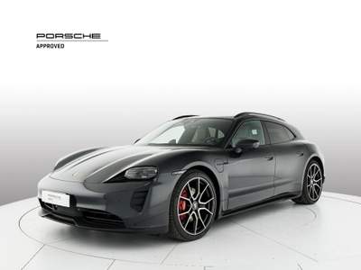 Porsche Taycan 4S Sport Turismo Grigio usata Milano