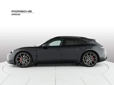 Porsche Taycan 4S Sport Turismo Grigio usata Milano