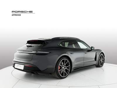 Porsche Taycan 4S Sport Turismo Grigio usata Milano