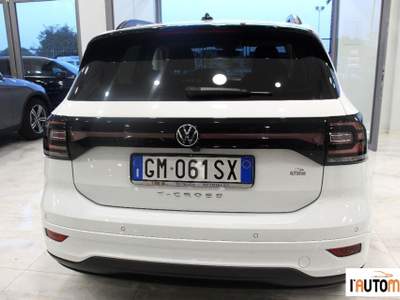 Volkswagen T-Cross  1.0 tsi R-LINE 95cv Bianco usata Aci Catena