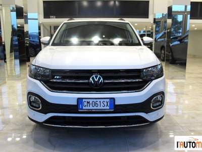 Volkswagen T-Cross  1.0 tsi R-LINE 95cv Bianco usata Aci Catena