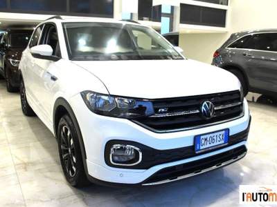 Volkswagen T-Cross  1.0 tsi R-LINE 95cv Bianco usata Aci Catena