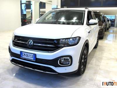 Volkswagen T-Cross  1.0 tsi R-LINE 95cv Bianco usata Aci Catena