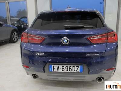BMW X2  xdrive18d Msport auto Blu/Azzurro usata Aci Catena