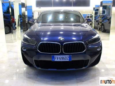 BMW X2  xdrive18d Msport auto Blu/Azzurro usata Aci Catena