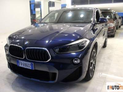 BMW X2  xdrive18d Msport auto Blu/Azzurro usata Aci Catena