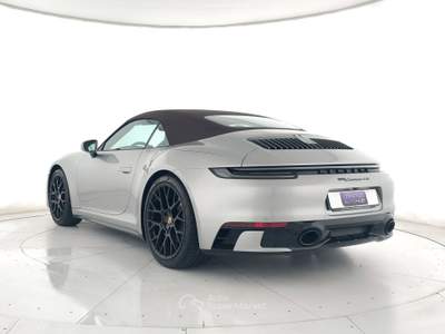 Porsche 911 992 cabrio 3.0 carrera 4s auto acc+matrix+c21" ufficiale italia Argento usata Ghedi