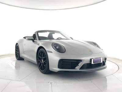 Porsche 911 992 cabrio 3.0 carrera 4s auto acc+matrix+c21" ufficiale italia Argento usata Ghedi