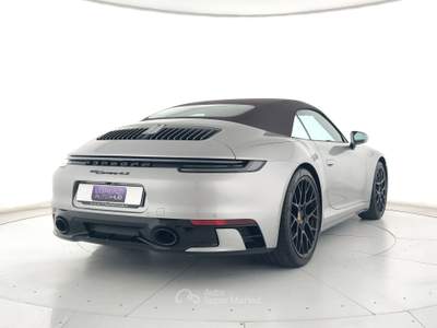 Porsche 911 992 cabrio 3.0 carrera 4s auto acc+matrix+c21" ufficiale italia Argento usata Ghedi