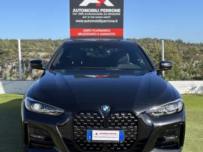 BMW Serie 4 420d d 190cv Coupé M-Sport 48V - Uff. Italiana Nero usata Castellaneta