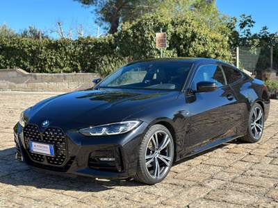 BMW Serie 4 420d d 190cv Coupé M-Sport 48V - Uff. Italiana Nero usata Castellaneta