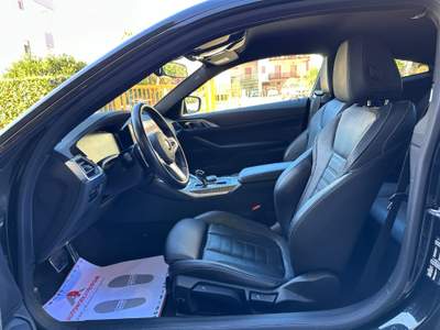 BMW Serie 4 420d d 190cv Coupé M-Sport 48V - Uff. Italiana Nero usata Castellaneta
