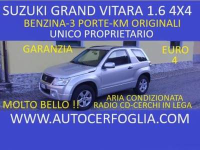 Suzuki Grand Vitara 3p 1.6  vvt 16v 4x4-UNICO PROPRIETARIO !! Argento usata Samolaco