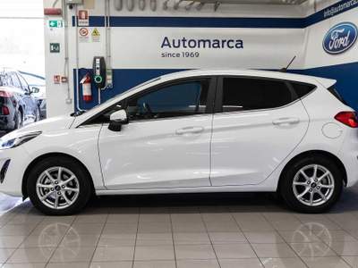 Ford Fiesta 1.0 Ecoboost Hybrid 125 CV 5 porte Titanium Bianco usata Silea