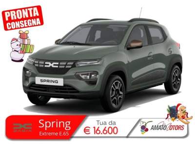 Dacia Spring Extreme Electric 65 Verde usata Mazzarrone