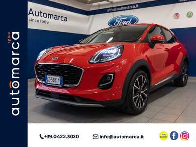 Ford Puma 1.0 EcoBoost Hybrid 125 CV S&S Titanium Rosso usata Silea