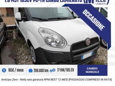 Fiat Doblò Doblò 1.6 MJT 105CV PC-TN Cargo Lamierato Bianco usata Limbiate