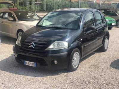Citroen C3 1100 BENZINA KM CERTIFICATI 2007 Nero usata Acerra