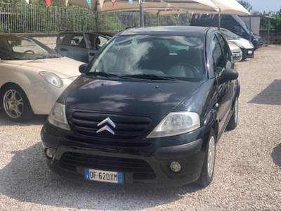 Citroen C3 1100 BENZINA KM CERTIFICATI 2007 Nero usata Acerra